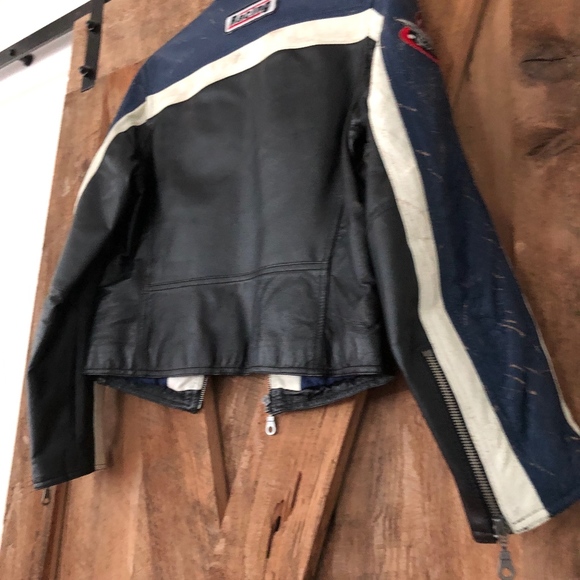 FYRE DROP GASOLINE LEATHER SPORT JACKET - Picture 4 of 5